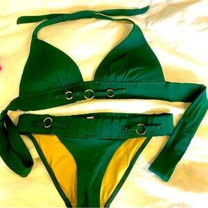Vintage Victoria’s Secret Gold Hardware Bikini XS/S